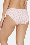 Zivame Anti-Microbial Low Rise Full Coverage Hipster Panty (Pack of 3) - Multicolor — thumbnail 3
